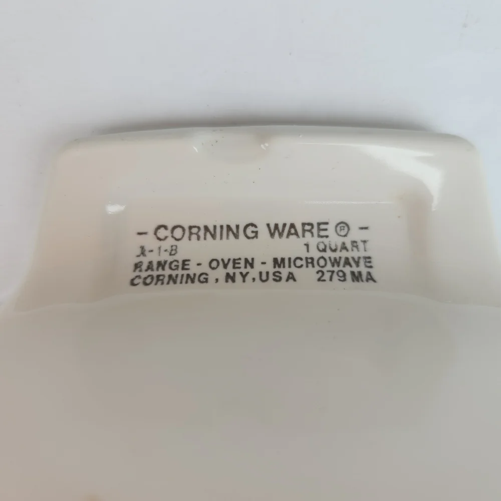 Vintage Corningware Spice of Life L'Echalote 1 Quart Casserole Dish A-1-B